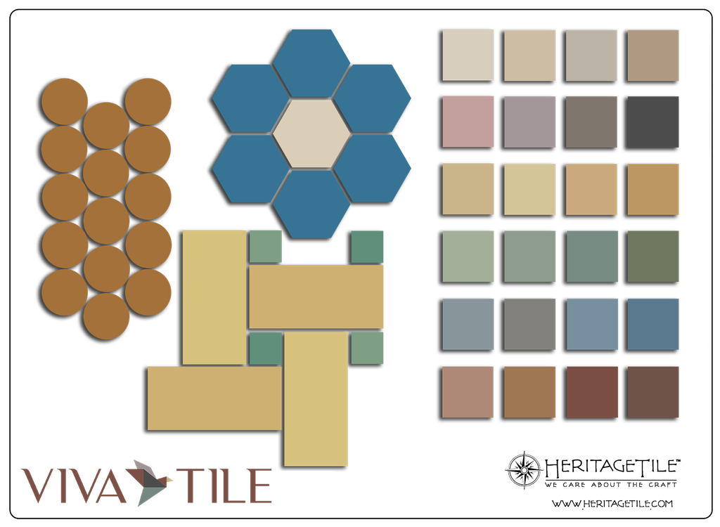 Designer Palette Sample Card [Viva Tile / Mosaics]