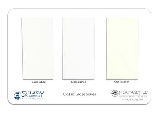 [XKSCRD01] Sample Card - Classic Gloss Whites