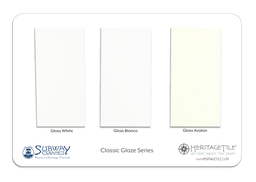 [XKSCRD01] Sample Card - Classic Gloss Whites