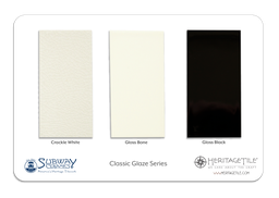 [XKSCRD02] Sample Card - Classic Antique Whites + Black