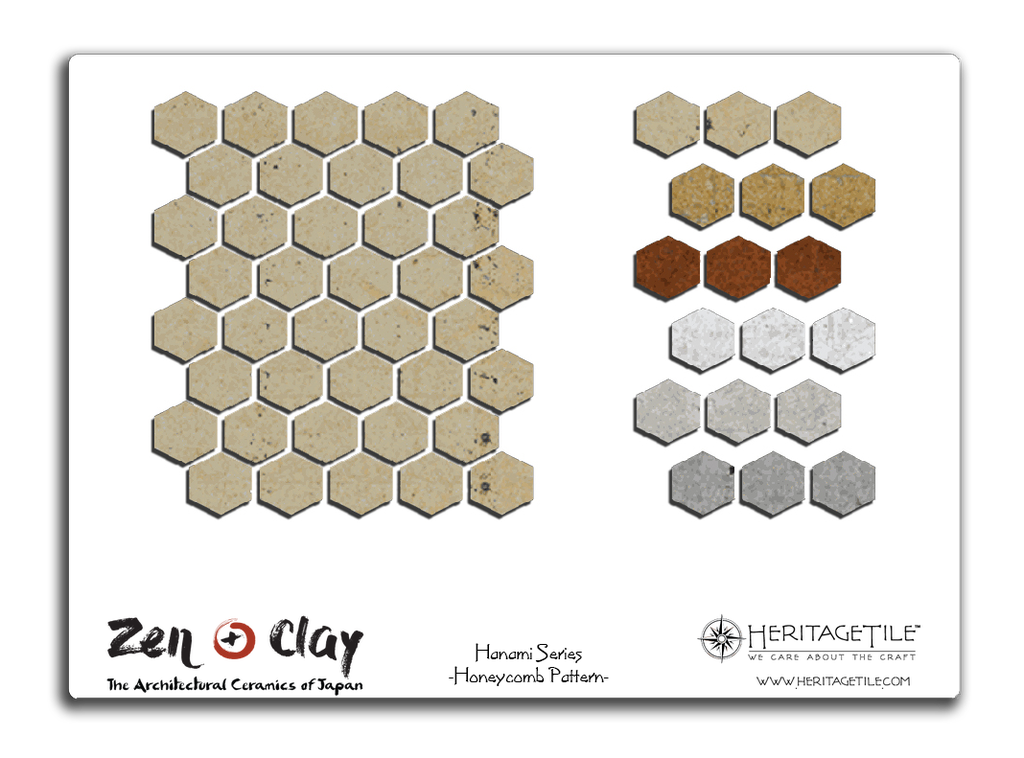 Sample Card - Hanami Honeycomb | Heritage Tile
